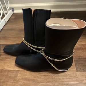 NEW Vero Cuoio Black Boots size 8 Made in Italy